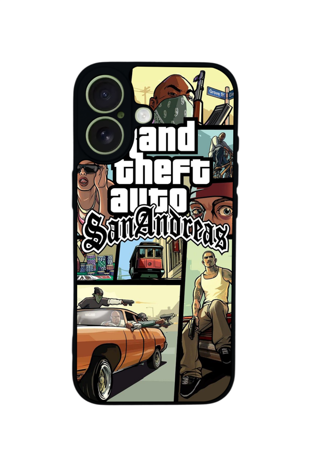 iPhone 17 Uyumlu GTA Tasarımlı Glossy Premium Kılıf