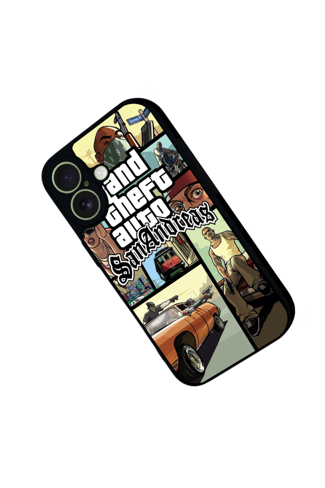 iPhone 17 Uyumlu GTA Tasarımlı Glossy Premium Kılıf