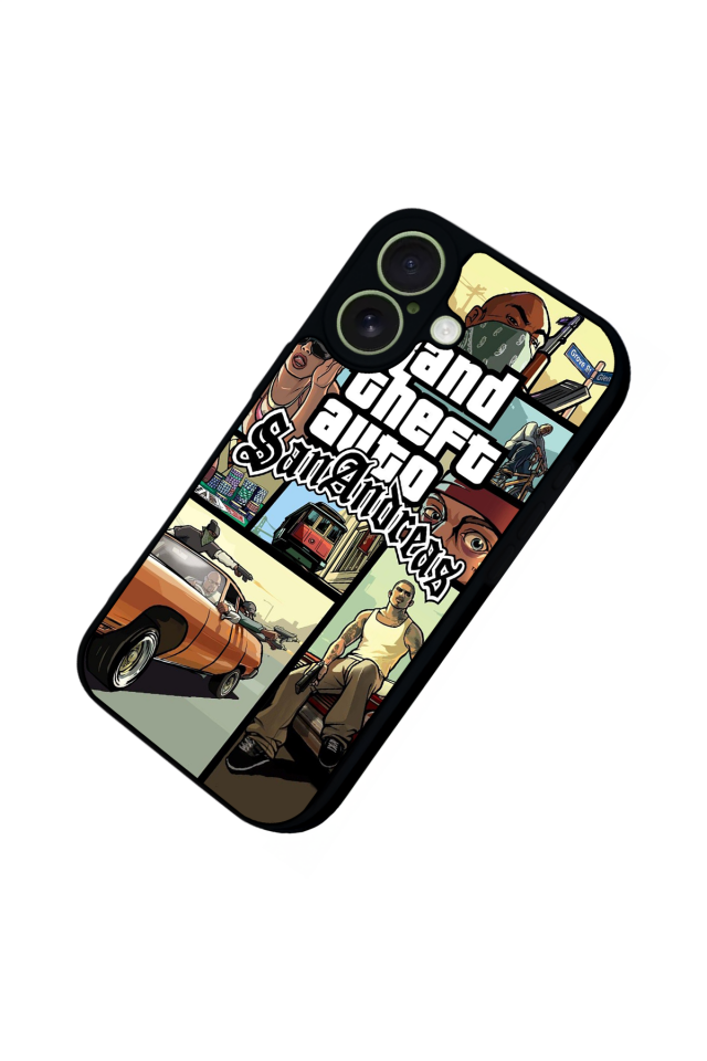 iPhone 17 Uyumlu GTA Tasarımlı Glossy Premium Kılıf
