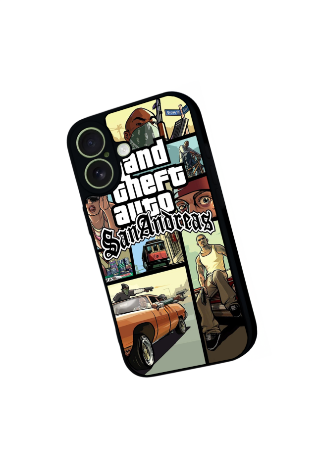 iPhone 17 Uyumlu GTA Tasarımlı Glossy Premium Kılıf