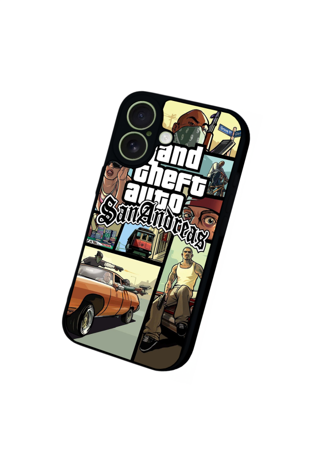 iPhone 17 Uyumlu GTA Tasarımlı Glossy Premium Kılıf