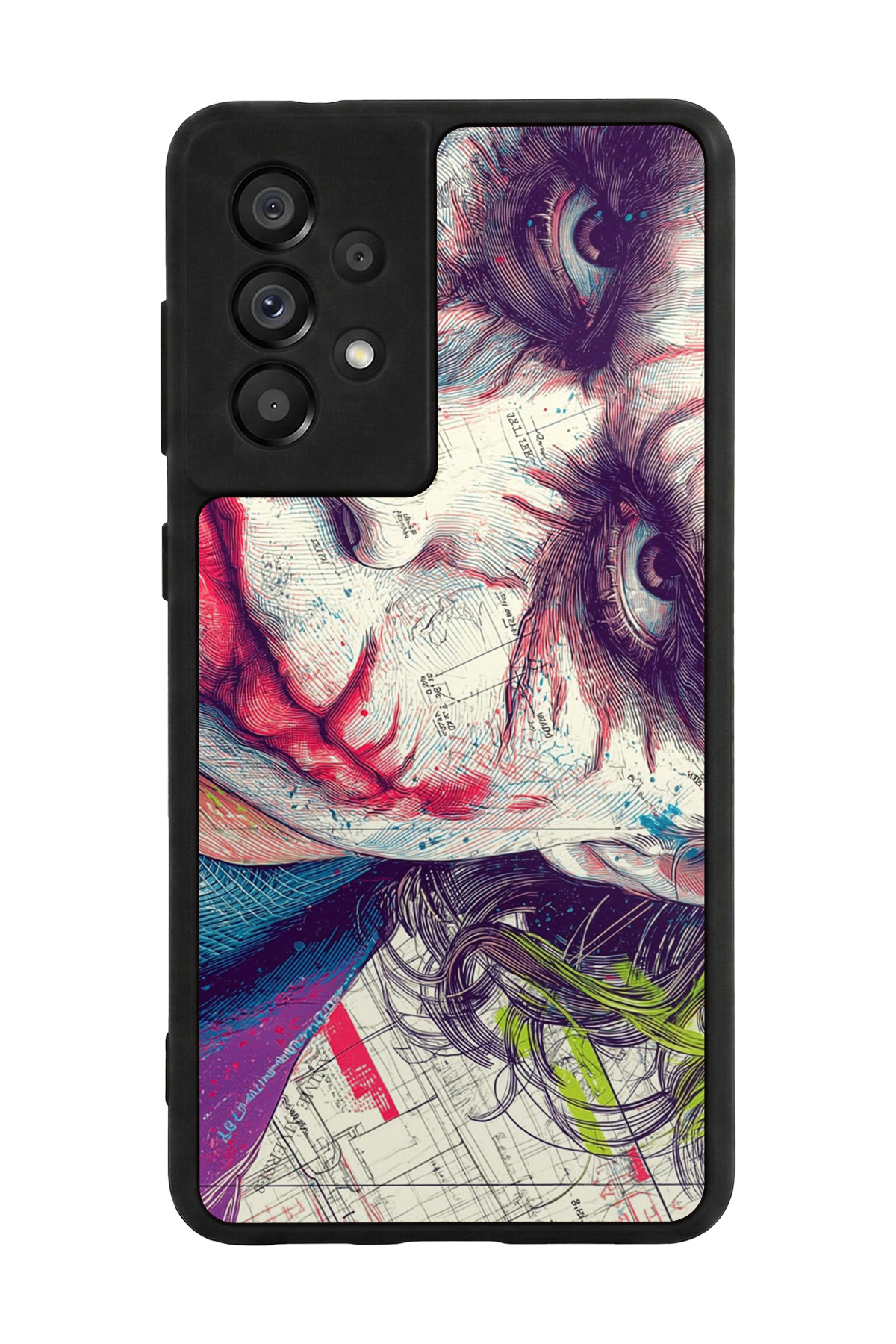 Samsung Galaxy A73 Uyumlu Joker Tasarımlı Glossy Premium Kılıf