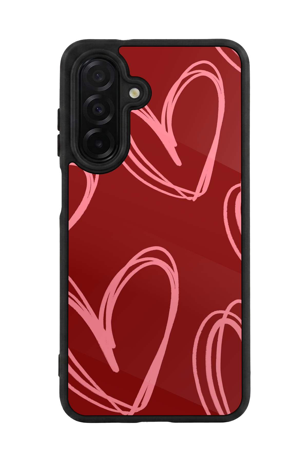 Samsung Galaxy A36 Uyumlu Kalp Love Tasarımlı Glossy Premium Kılıf