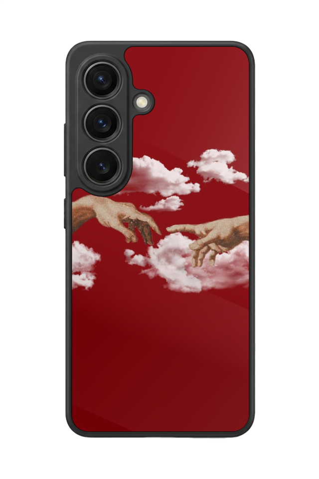 Samsung Galaxy S26 Uyumlu Kirmizi Tasarımlı Glossy Premium Kılıf