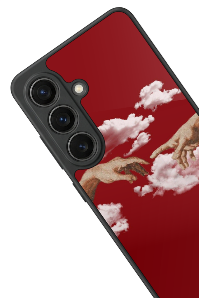 Samsung Galaxy S26 Uyumlu Kirmizi Tasarımlı Glossy Premium Kılıf