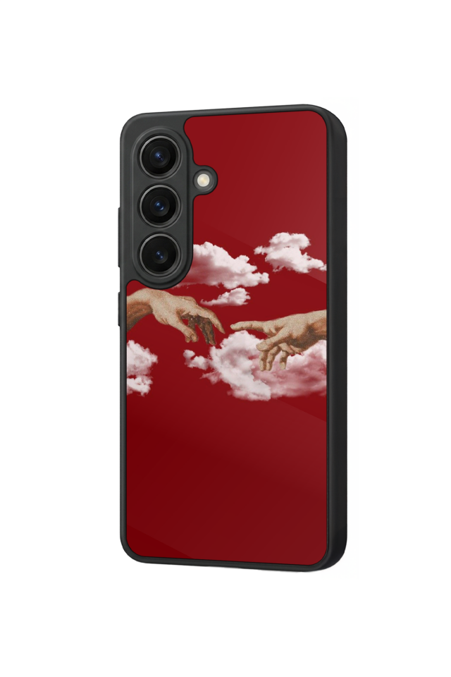 Samsung Galaxy S26 Uyumlu Kirmizi Tasarımlı Glossy Premium Kılıf