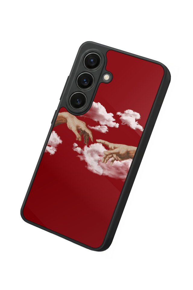Samsung Galaxy S26 Uyumlu Kirmizi Tasarımlı Glossy Premium Kılıf