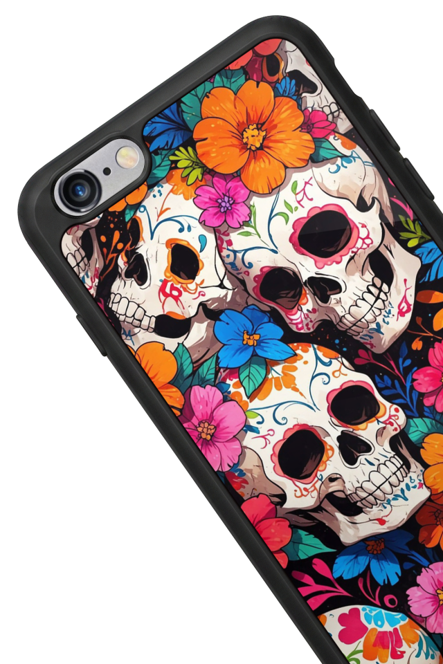iPhone 6 Plus Uyumlu KuruKafa Tasarımlı Glossy Premium Kılıf