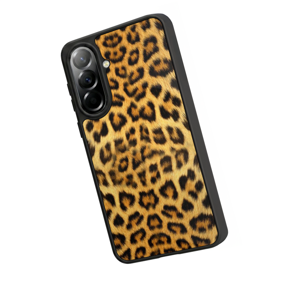 Samsung Galaxy A57 Uyumlu Leopar Tasarımlı Glossy Premium Kılıf