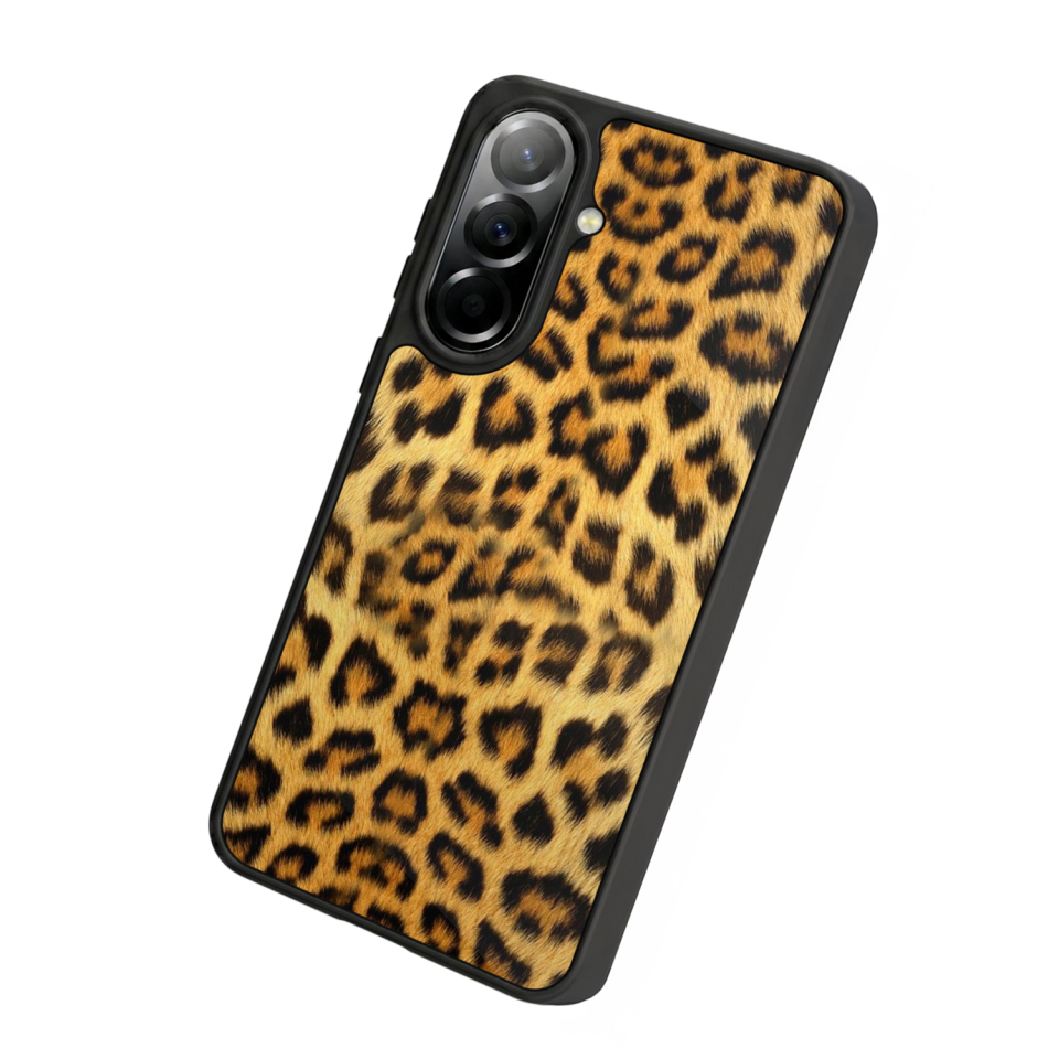 Samsung Galaxy A57 Uyumlu Leopar Tasarımlı Glossy Premium Kılıf