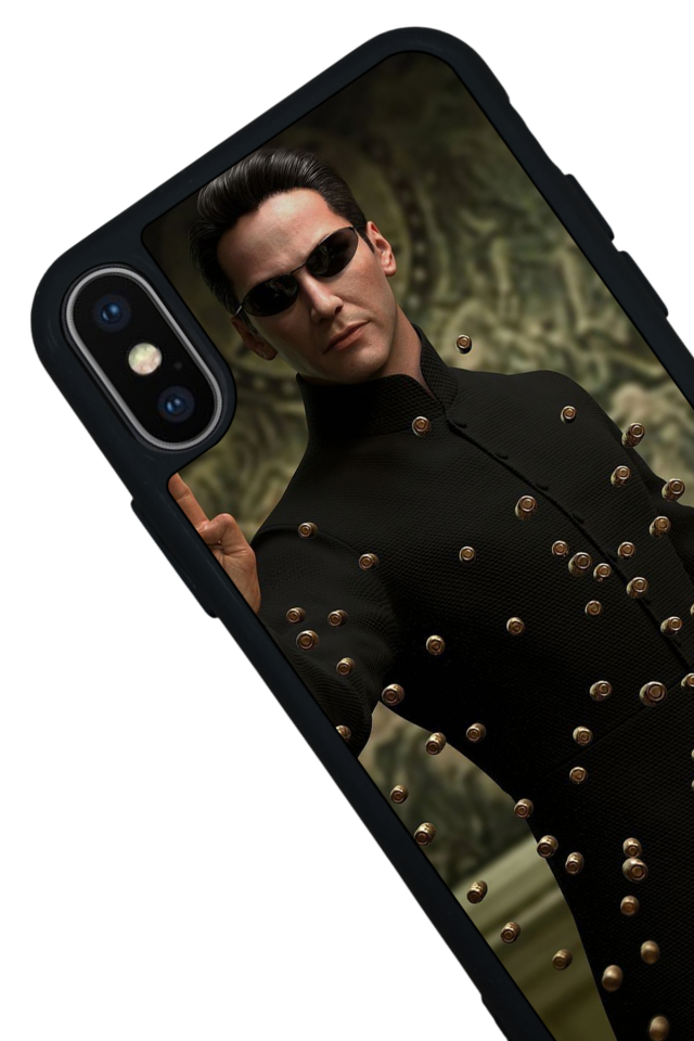 iPhone X/ XS Uyumlu MatriiPhone X/ XS Tasarımlı Glossy Premium Kılıf