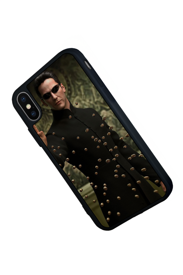 iPhone X/ XS Uyumlu MatriiPhone X/ XS Tasarımlı Glossy Premium Kılıf