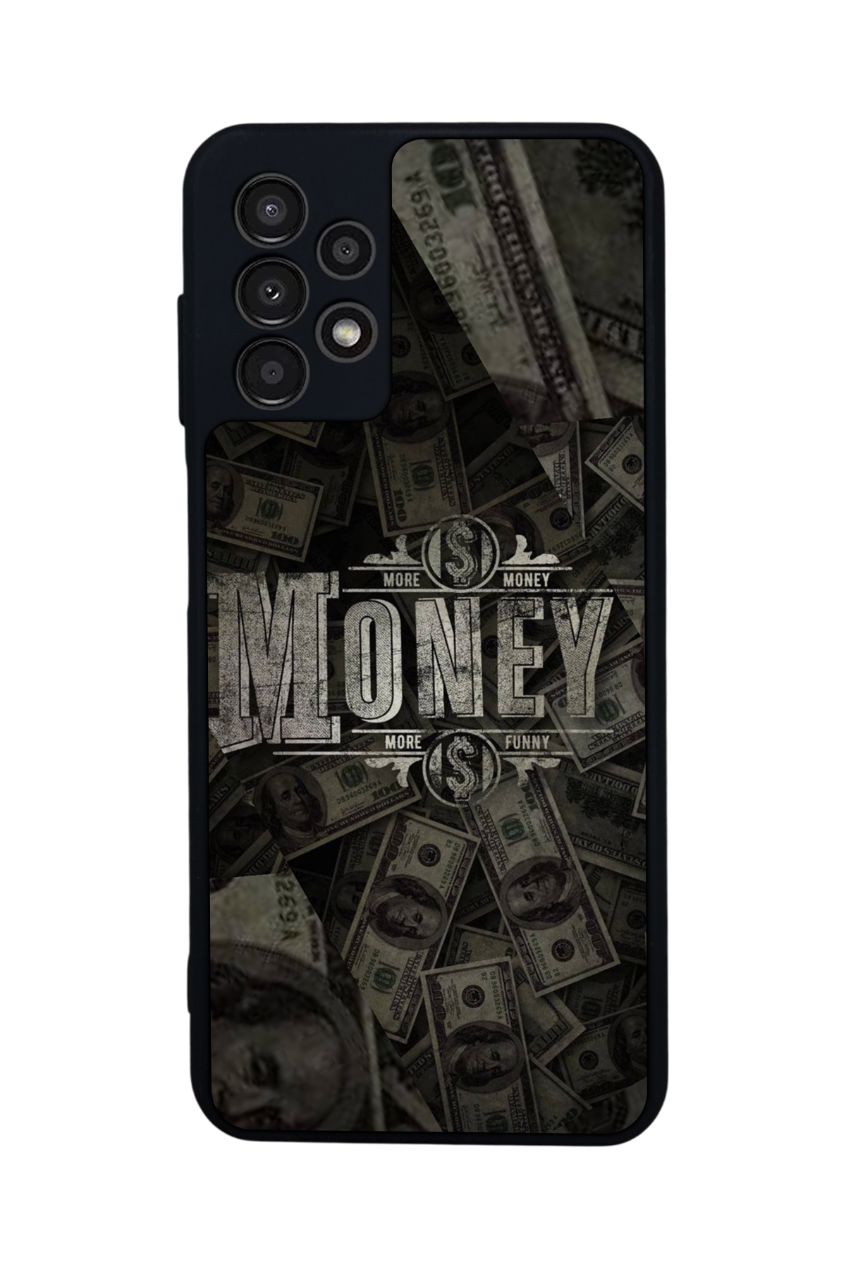 Samsung Galaxy A13 Uyumlu Money Para Tasarımlı Glossy Premium Kılıf