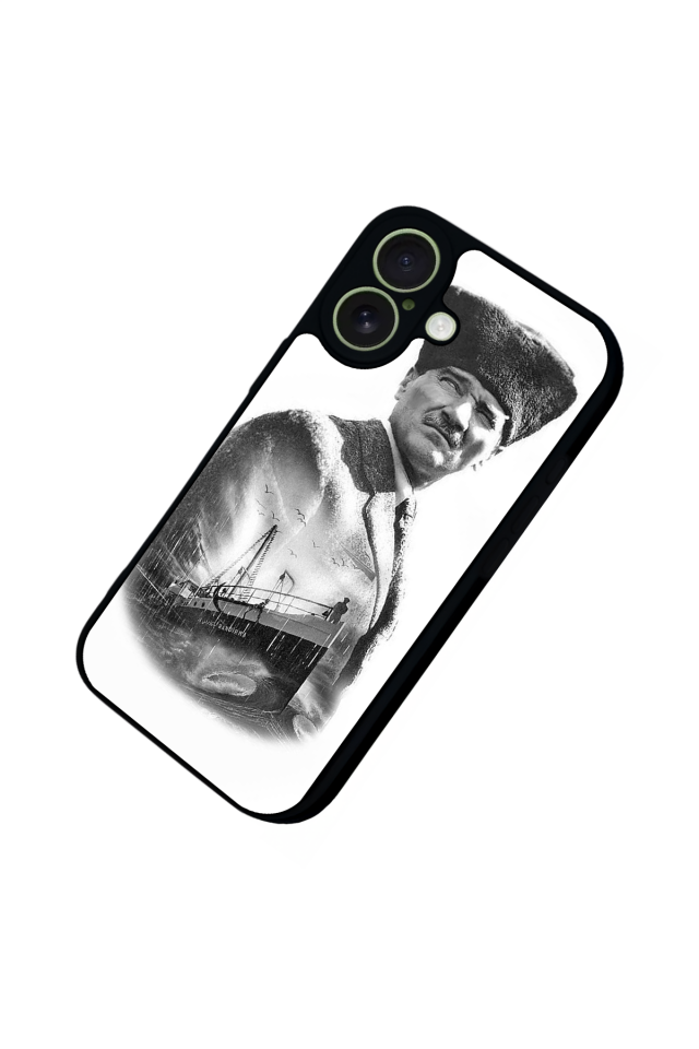 iPhone 17 Uyumlu Mustafa Kemal Ataturk Tasarımlı Glossy Premium Kılıf