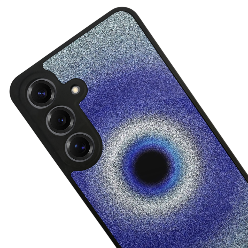 Samsung Galaxy S25 Uyumlu Nazar Tasarımlı Glossy Premium Kılıf