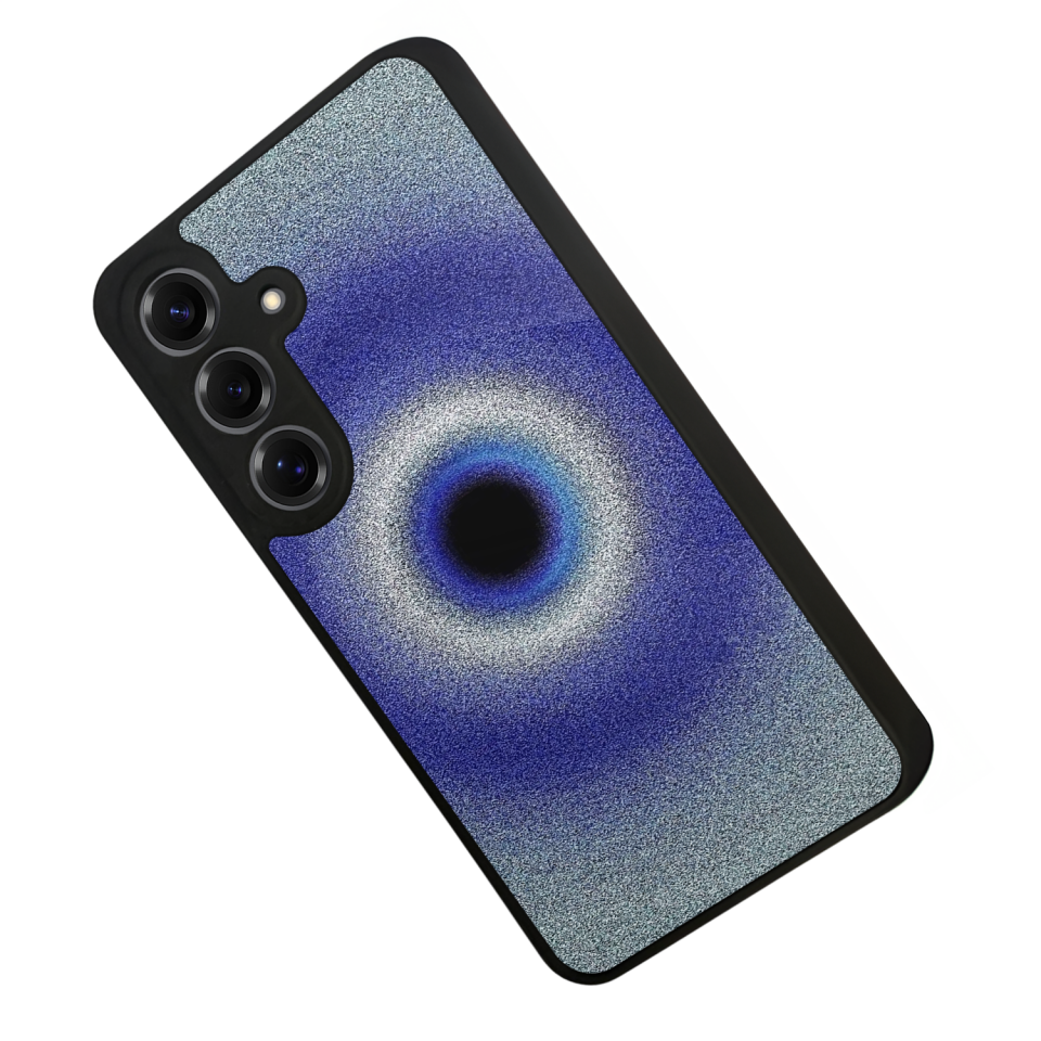 Samsung Galaxy S25 Uyumlu Nazar Tasarımlı Glossy Premium Kılıf