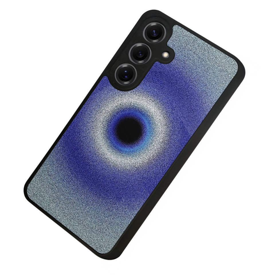 Samsung Galaxy S25 Uyumlu Nazar Tasarımlı Glossy Premium Kılıf