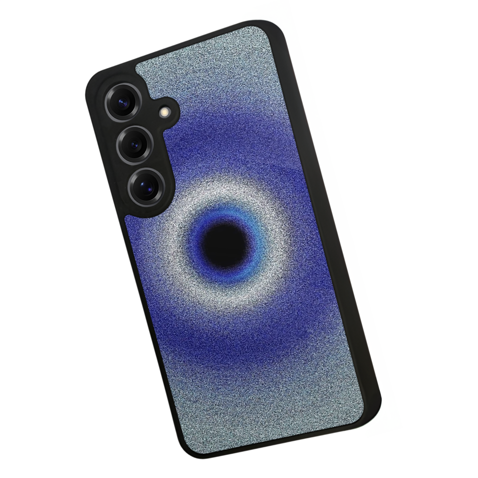 Samsung Galaxy S25 Uyumlu Nazar Tasarımlı Glossy Premium Kılıf