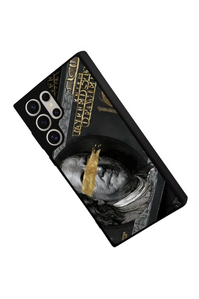 Samsung Galaxy S22 Ultra Uyumlu Para Tasarımlı Glossy Premium Kılıf