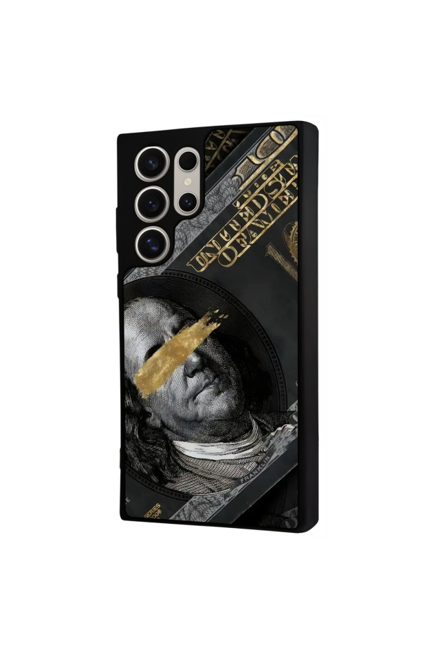 Samsung Galaxy S22 Ultra Uyumlu Para Tasarımlı Glossy Premium Kılıf