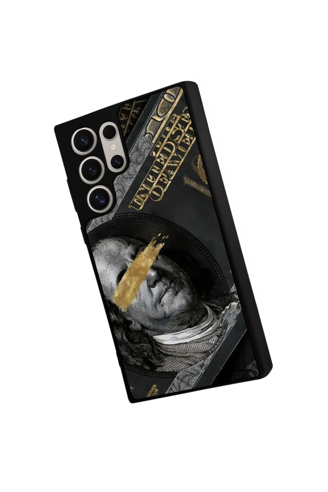 Samsung Galaxy S22 Ultra Uyumlu Para Tasarımlı Glossy Premium Kılıf