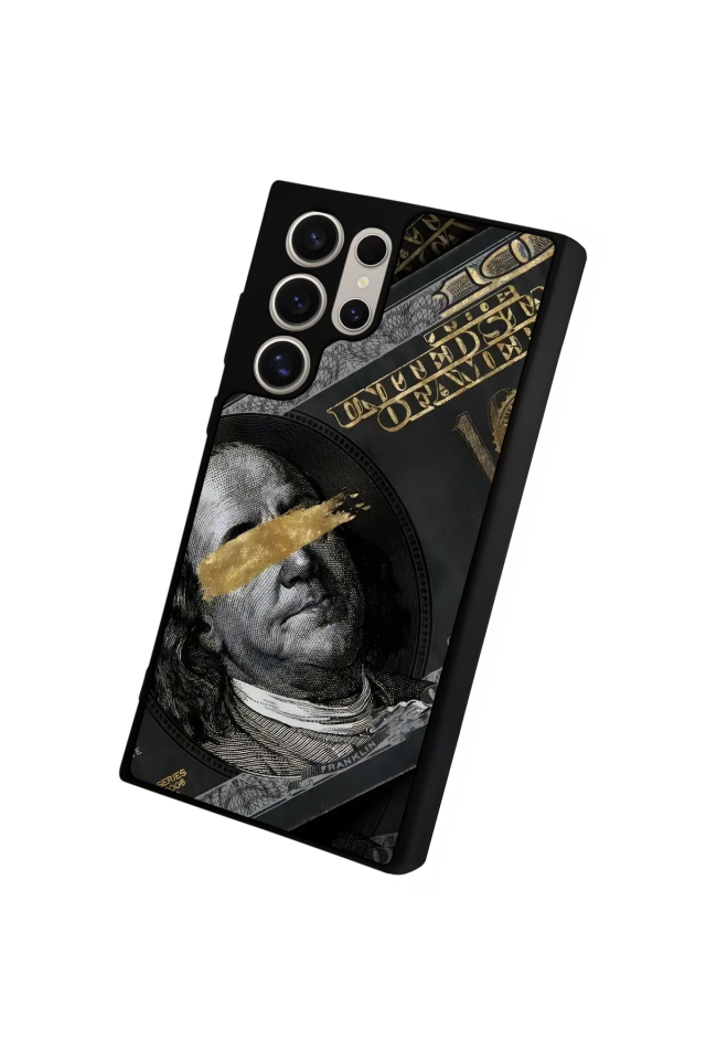 Samsung Galaxy S22 Ultra Uyumlu Para Tasarımlı Glossy Premium Kılıf