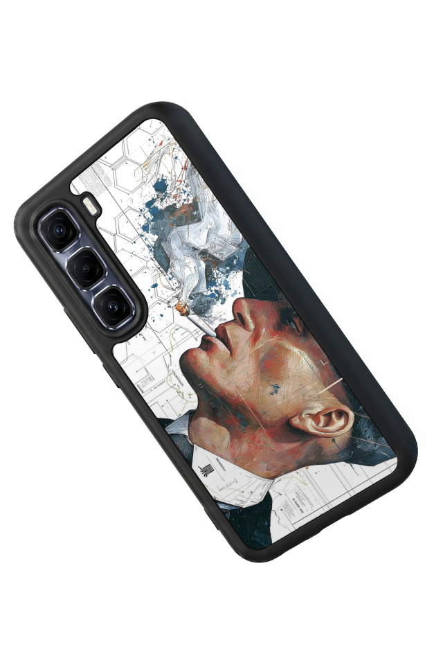 Infinix Hot 60 Pro Plus Uyumlu Peaky Blinders Tasarımlı Glossy Premium Kılıf