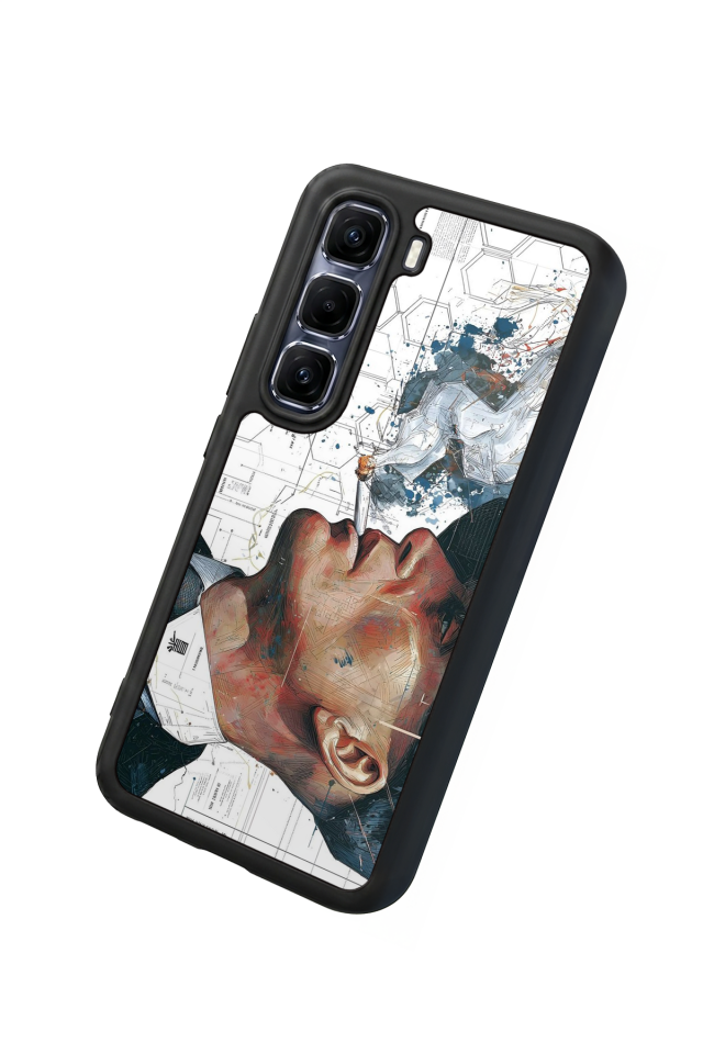 Infinix Hot 60 Pro Plus Uyumlu Peaky Blinders Tasarımlı Glossy Premium Kılıf