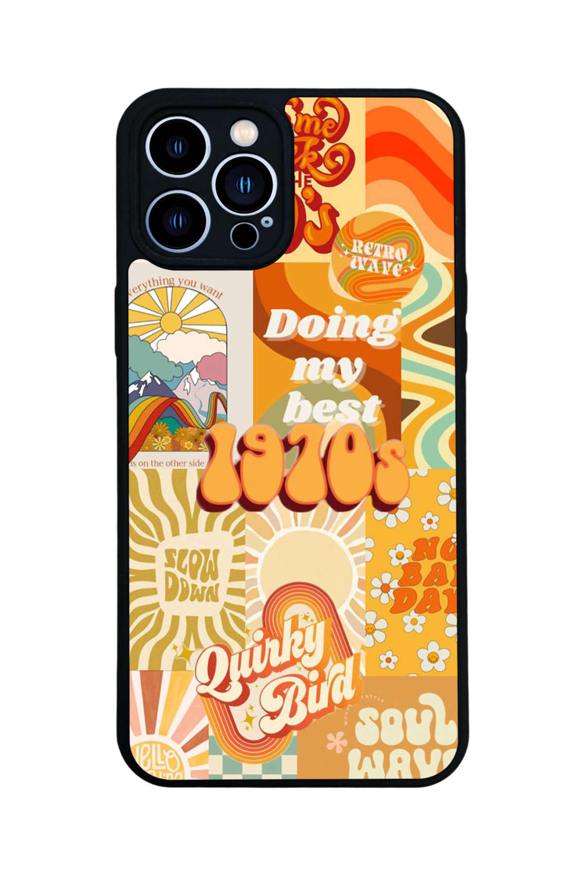 iPhone 12 Pro Max Uyumlu Poster Tasarımlı Glossy Premium Kılıf