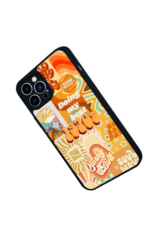 iPhone 12 Pro Max Uyumlu Poster Tasarımlı Glossy Premium Kılıf