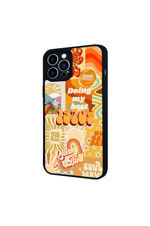 iPhone 12 Pro Max Uyumlu Poster Tasarımlı Glossy Premium Kılıf
