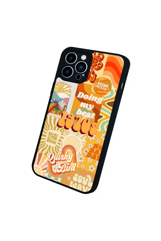 iPhone 12 Pro Max Uyumlu Poster Tasarımlı Glossy Premium Kılıf