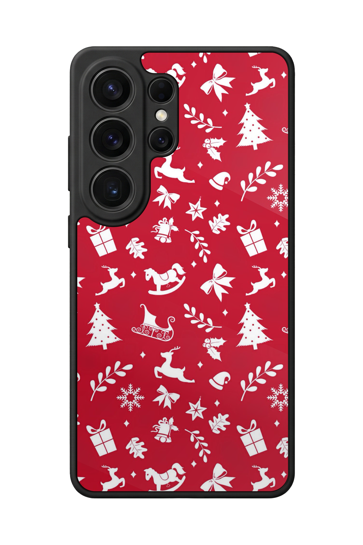 Samsung Galaxy S26 Ultra Uyumlu Yilbasi Christmas Tasarımlı Glossy Premium Kılıf