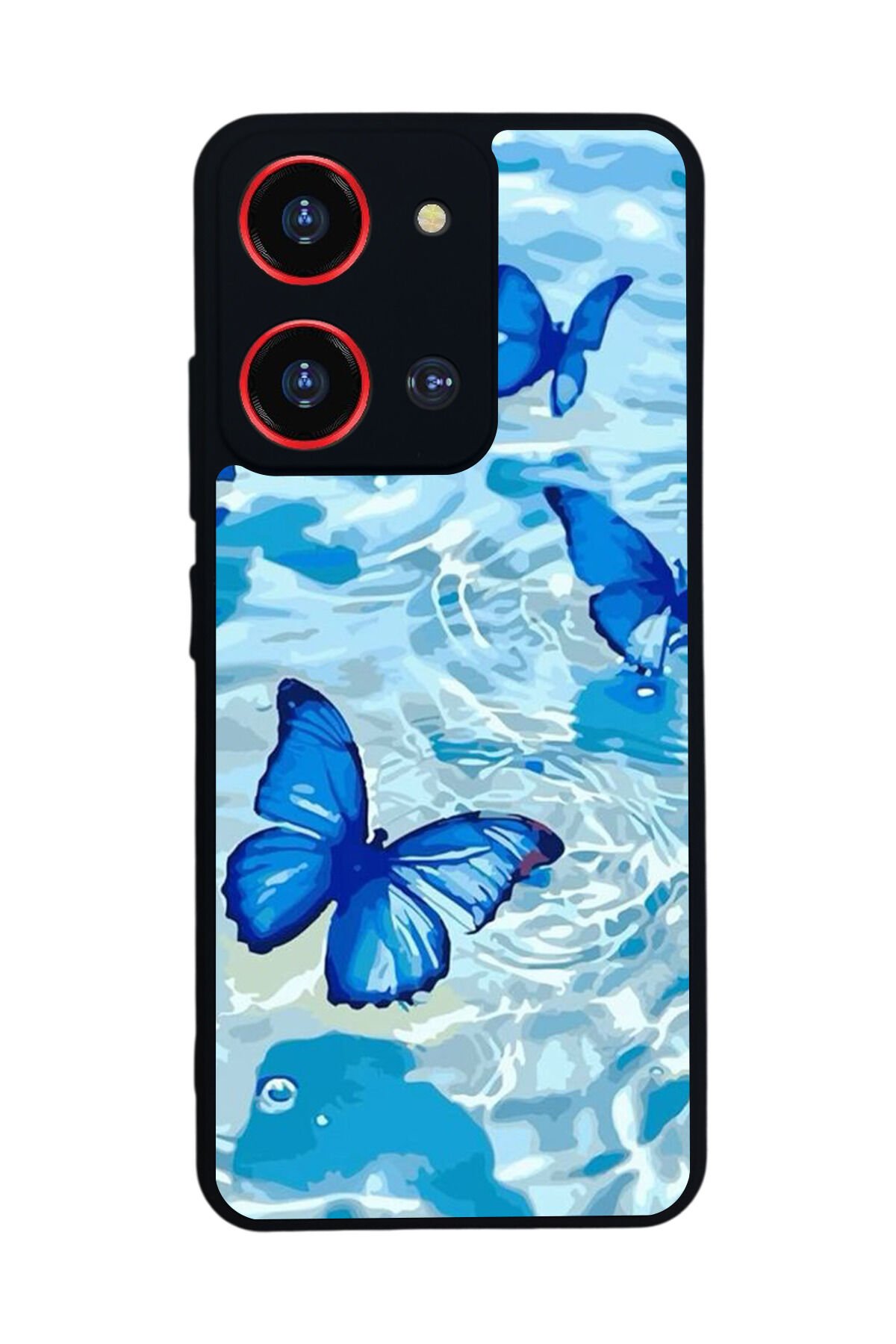 Reeder S19 Max Pro S 108MP Uyumlu Kelebek Tasarımlı Glossy Premium Kılıf