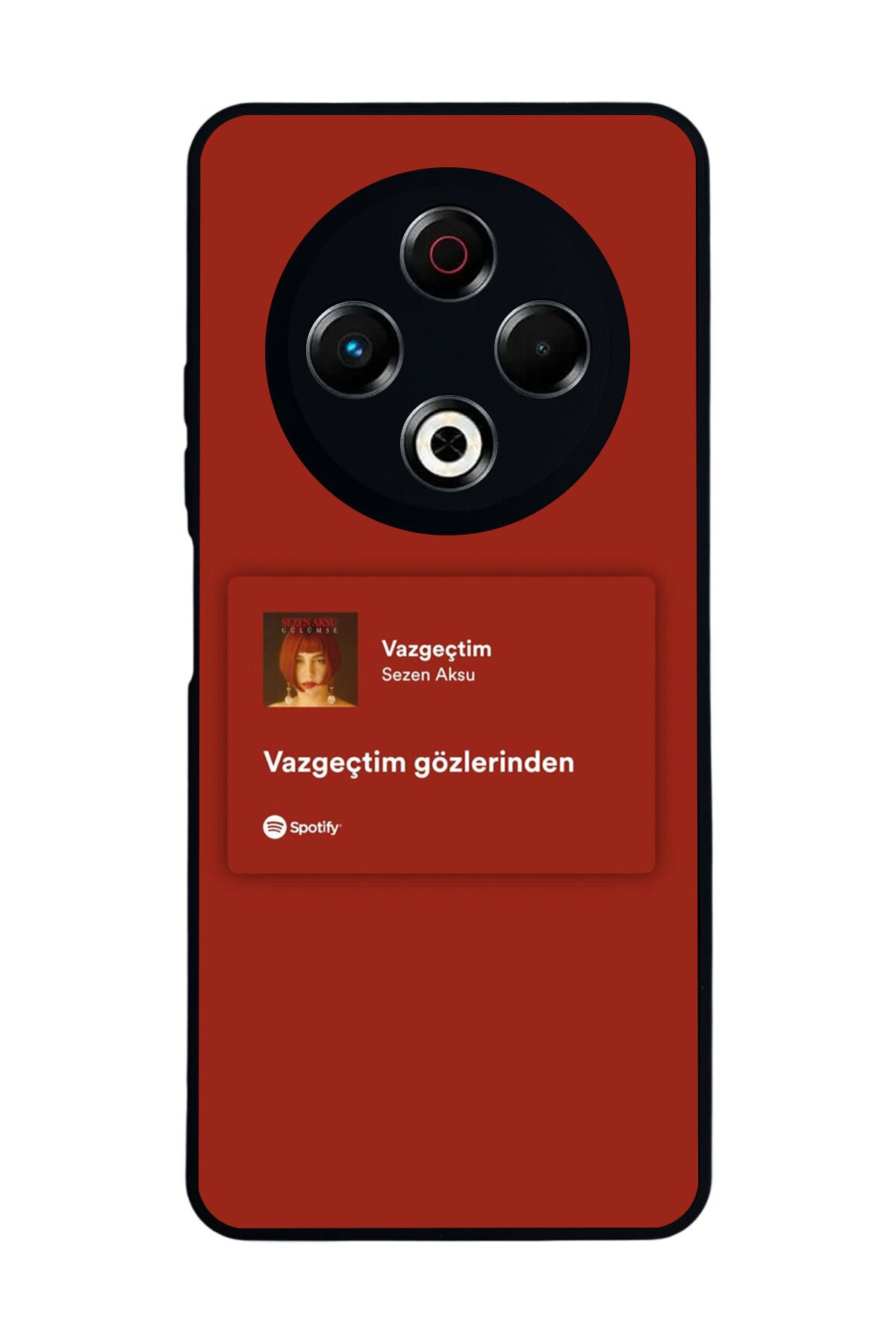 Tecno Spark 30 Uyumlu Sarki Sozleri Tasarımlı Glossy Premium Kılıf