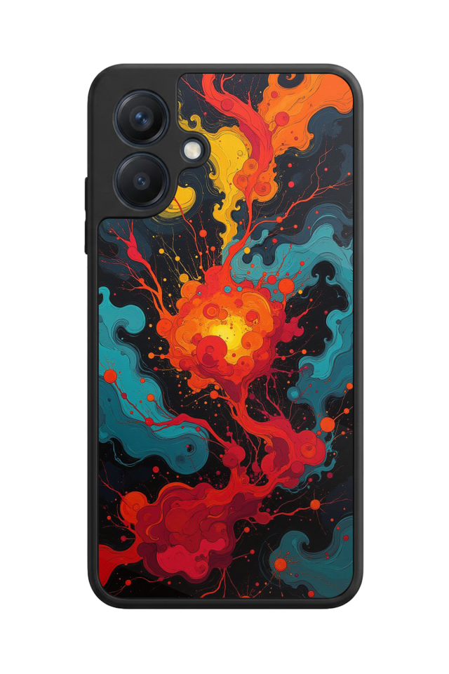 Samsung Galaxy A07 Uyumlu Abstract Tasarımlı Glossy Premium Kılıf