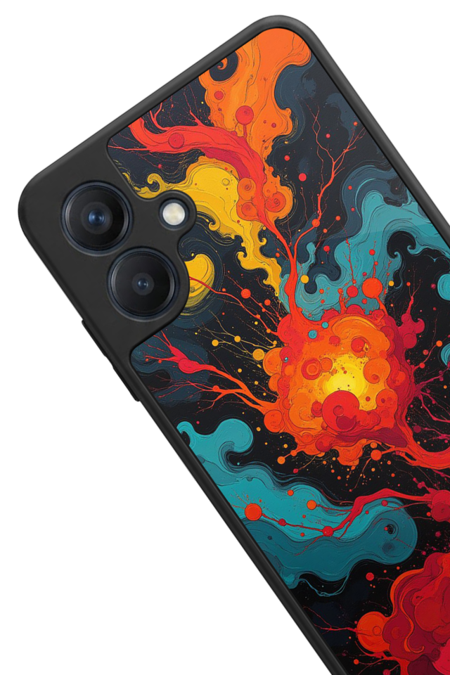 Samsung Galaxy A07 Uyumlu Abstract Tasarımlı Glossy Premium Kılıf