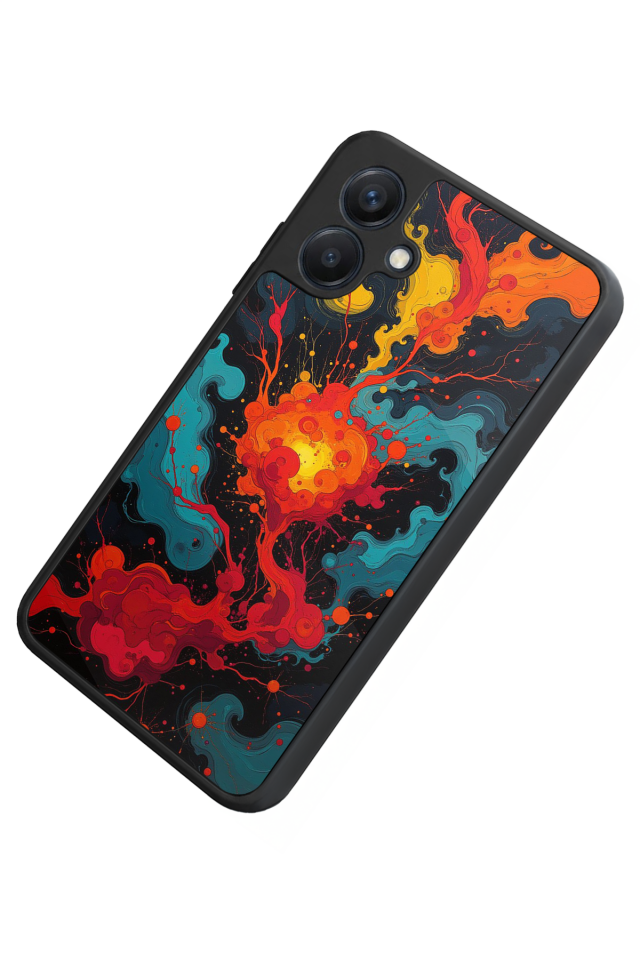 Samsung Galaxy A07 Uyumlu Abstract Tasarımlı Glossy Premium Kılıf