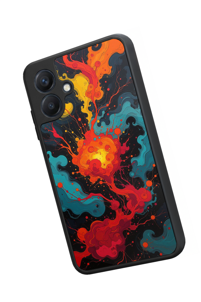 Samsung Galaxy A07 Uyumlu Abstract Tasarımlı Glossy Premium Kılıf