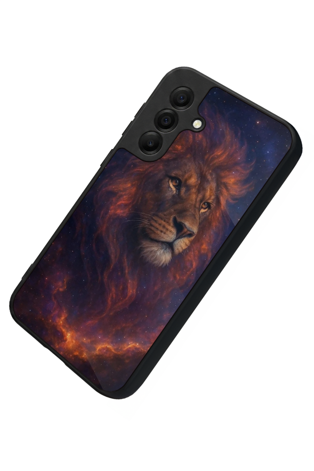 Samsung Galaxy A17 Uyumlu Aslan Tasarımlı Glossy Premium Kılıf