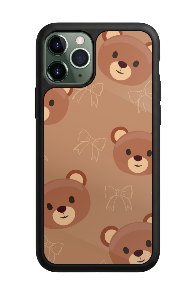 iPhone 11 Pro Uyumlu Ayı Tasarımlı Glossy Premium Kılıf