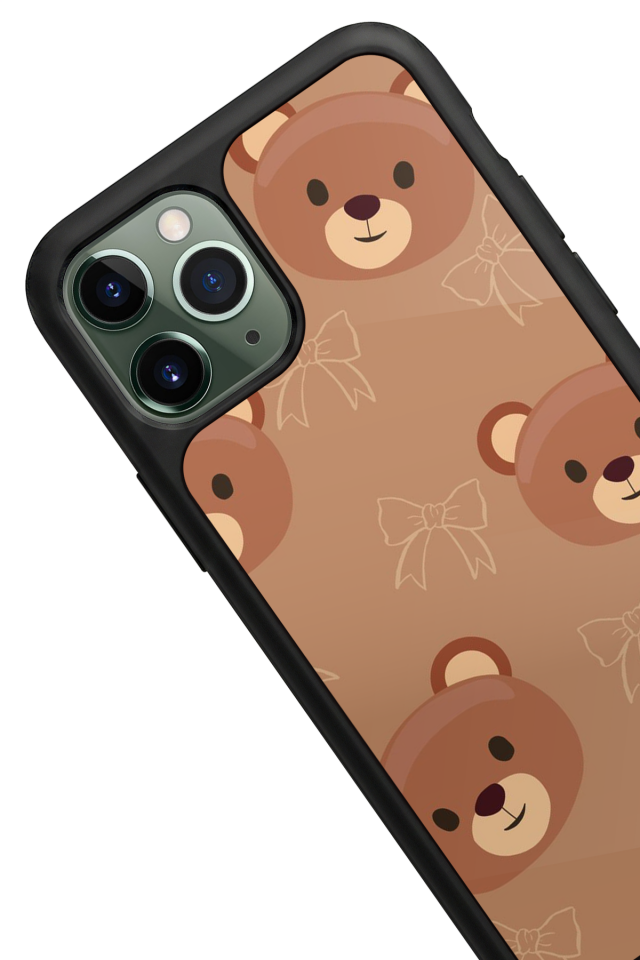 iPhone 11 Pro Uyumlu Ayı Tasarımlı Glossy Premium Kılıf