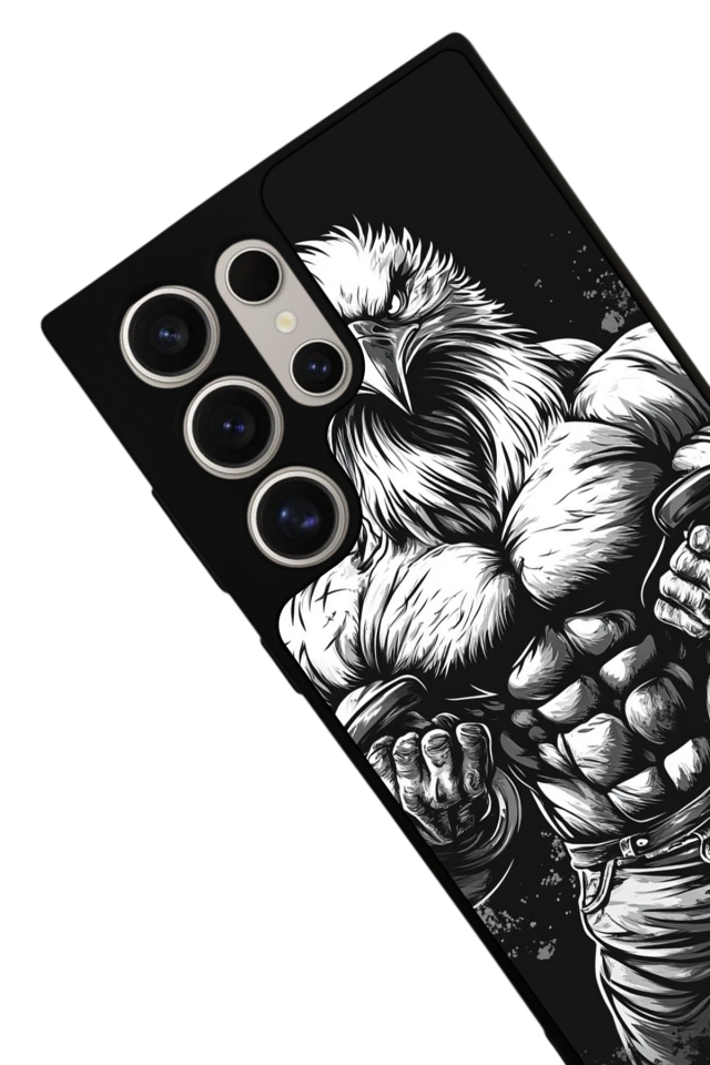 Samsung Galaxy S23 Ultra Uyumlu Besiktas Tasarımlı Glossy Premium Kılıf