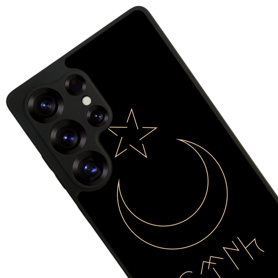 Samsung Galaxy S25 Ultra Uyumlu Bozkurt Tasarımlı Glossy Premium Kılıf