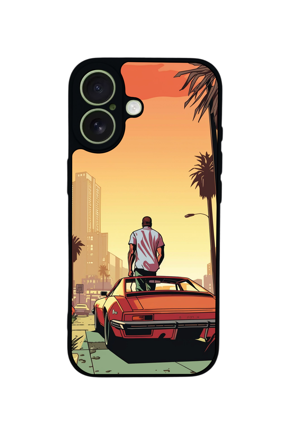 iPhone 17 Uyumlu GTA Tasarımlı Glossy Premium Kılıf