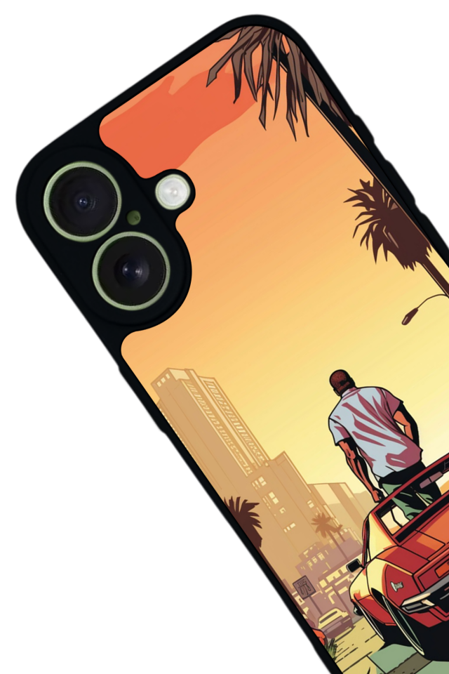 iPhone 17 Uyumlu GTA Tasarımlı Glossy Premium Kılıf
