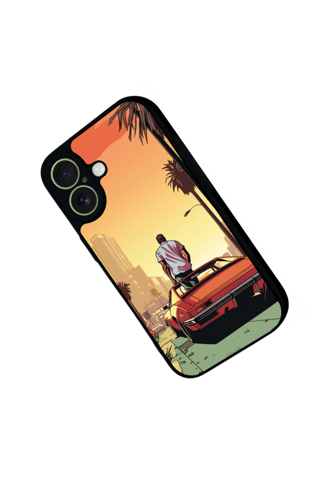 iPhone 17 Uyumlu GTA Tasarımlı Glossy Premium Kılıf