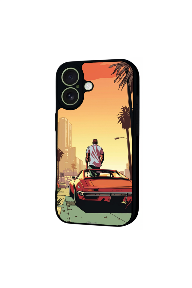 iPhone 17 Uyumlu GTA Tasarımlı Glossy Premium Kılıf