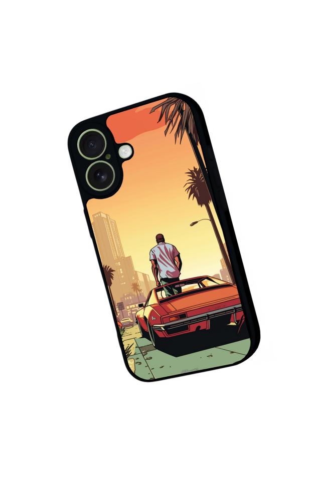 iPhone 17 Uyumlu GTA Tasarımlı Glossy Premium Kılıf