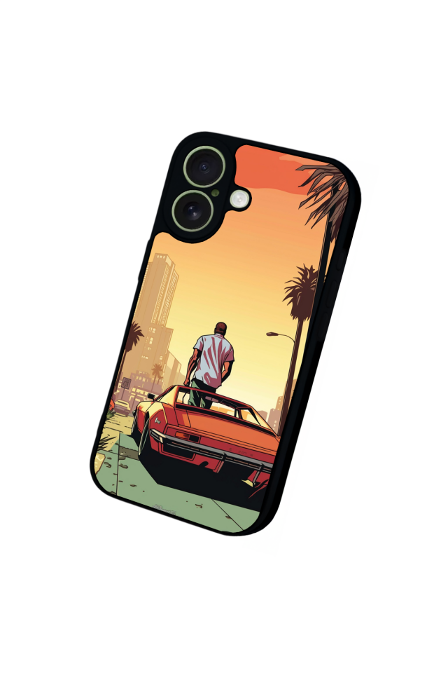 iPhone 17 Uyumlu GTA Tasarımlı Glossy Premium Kılıf